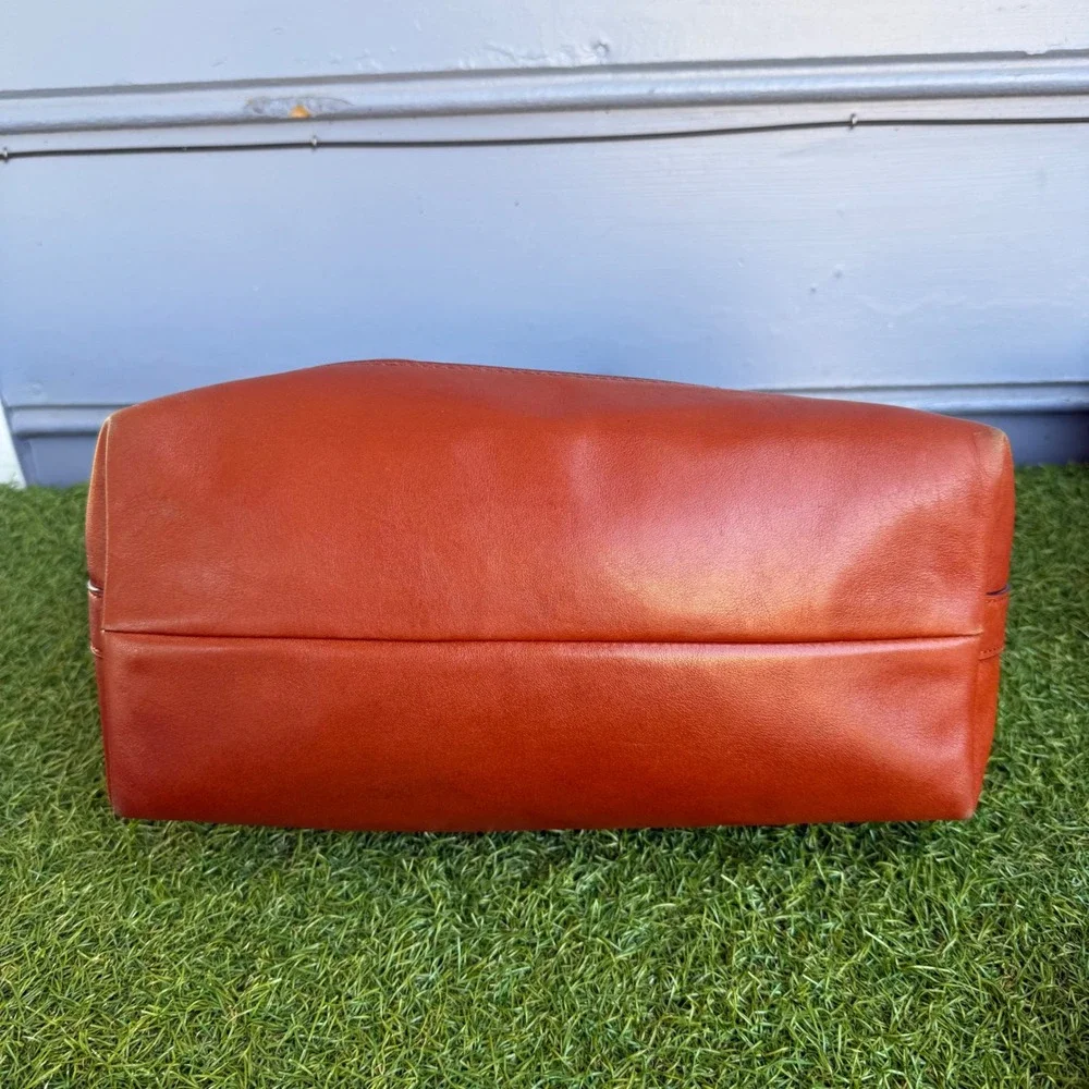 Vtg Coach Legacy Candace Carryall Tanned Leather Large Size Tote Satchel Handbag